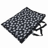 Pet carriers Fabric Paw pattern Car Back Seat