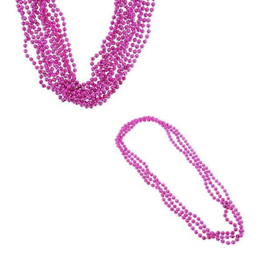 Pink Pearl Beaded Necklace In Bulk