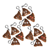 Emoticon Poop Keychain kids toys In Bulk