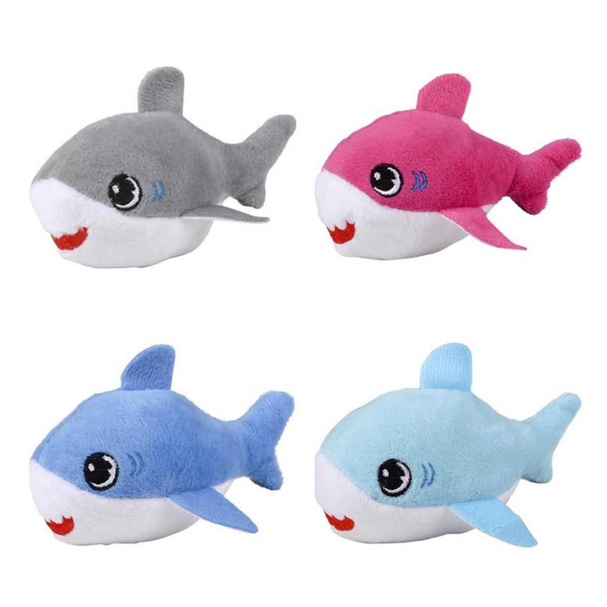 Shark Pup Soft Plush kids Toys In Bulk- Assorted