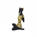 A Lady In The Yoga Pose Polyester Showpiece