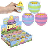 Pop Up Easter Chick Eggs Toy In Bulk - Assorted