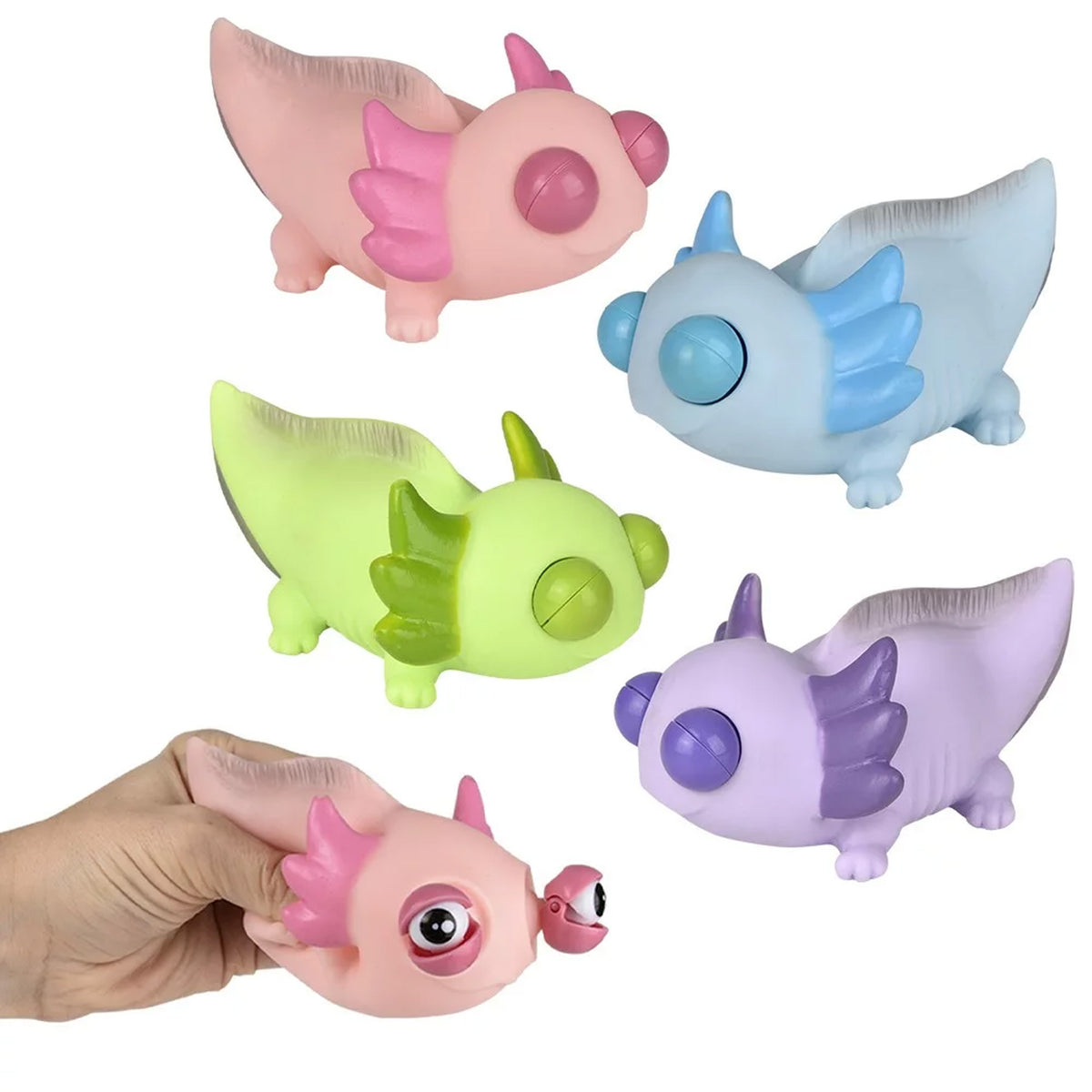 Bulk Buy Axolotl Popping Eye Stress Relief Kids Toy