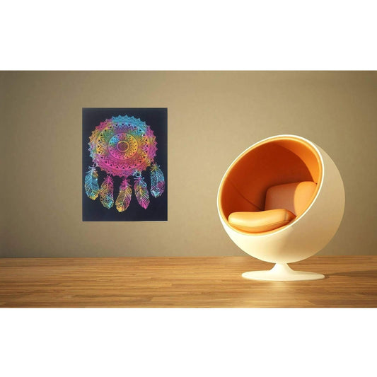 Wholesale Tie Dye Dreamcatcher Multicolor Tapestry 55" x 83" - Bohemian Wall Decor (Sold By Piece)