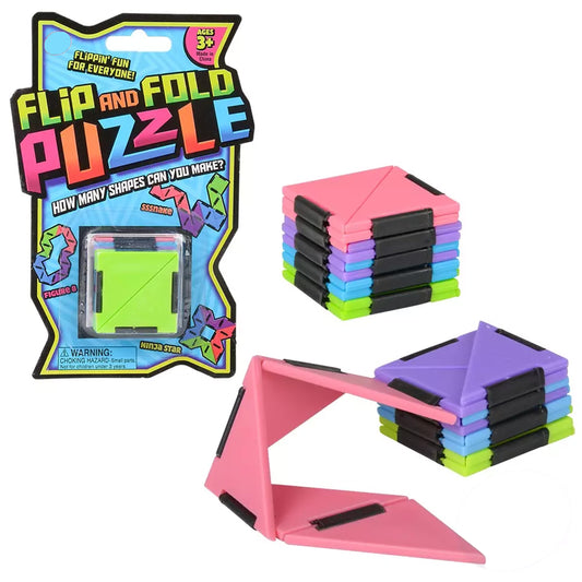 Flip and Fold Puzzle Game For Kids In Bulk- Assorted