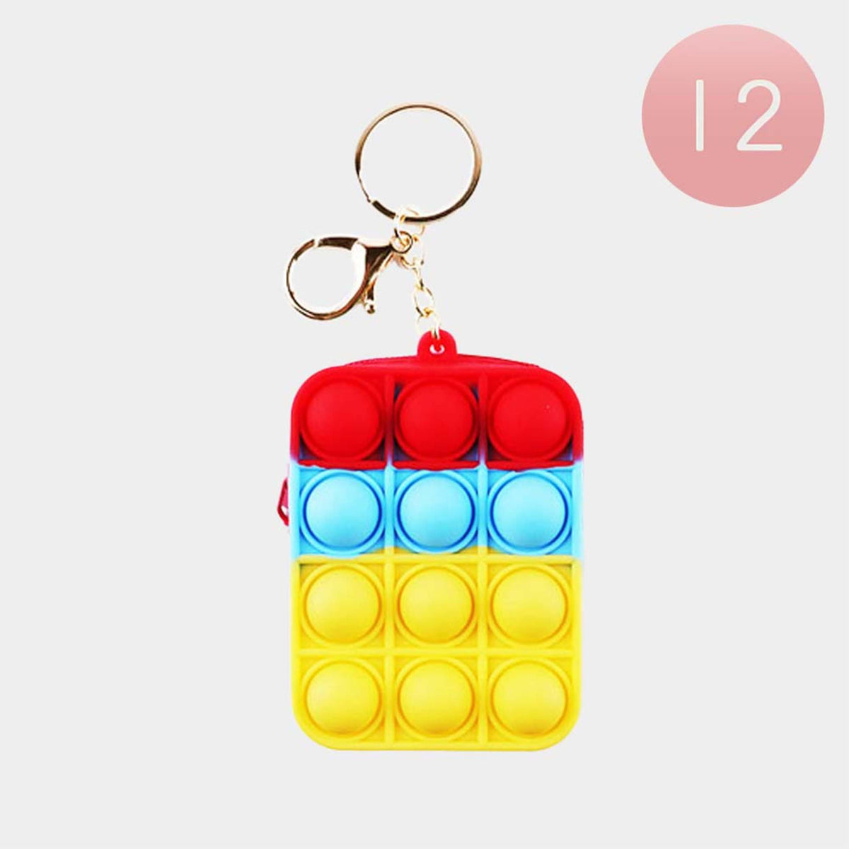 Push Pop Fidget Toy Coin Purses/Keychains (1 Dozen=$28.99)