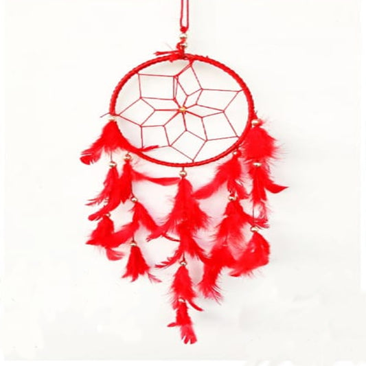 Wholesale Round Curved Designed Multicolor Dream Catcher for Wall Hanging (Sold by 10 PCS)