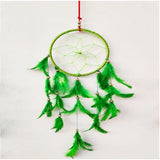 Wholesale Round Curved Designed Multicolor Dream Catcher for Wall Hanging (Sold by 10 PCS)