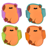 Capybara Rubber Rings For Kids In Bulk - Assorted