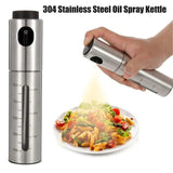 1Pc Spray Oil Bottle 304 Stainless Steel Olive Oil Sprayer