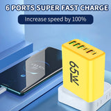 6 Ports USB Fast Charger