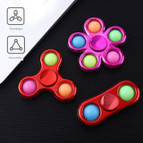 TA1510 Colorful Fingertip Top Led Student Decompression Toys