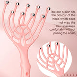 Pink Head Massager 5/9 Claws Scalp Massager