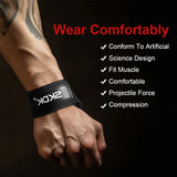 Weightlifting Straps Anti-Slip Silicone Lifting Wrist Straps