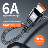 Lovebay 6A 66W USB Type C Cable Super Fast Charging