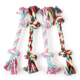 2307GP 1 pcs New Random Pet puppy chew toy cotton knot rope molar toy durable hemp rope knot dog toy pet Teeth Cleaning Supplies