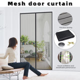 New No Punching Magnetic Screen Door Curtain