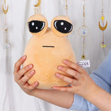 2407TA 22cm/8.6in Pou Plush Cartoon Alien Toy Kawaii Stuffed Animal Doll Hot Game Figure Gifts for Fans