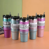 Tumbler Stainless Steel Water Bottle with Straw