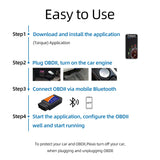 OBD2 Scanner ELM327 Car Diagnostic Detector Code Reader Tool