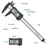 Electronic Digital Caliper Measuring Tool with Stainless Steel