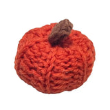 0709BA Handmade Crochet Pumpkin Ornament PlushPumpkin Knitting Doll Gift Office Desk Ornament Gifts For Halloween Christmas Birthday