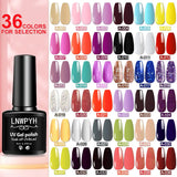 Nail Gel Polish 36 Color Gel Nail Polish Semi Permanent Gel Vernis Base Top Coat Nail Art Manicure Soak Off LED UV Gel Varnishes