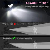 Front LED Lights USB Rechargeable Waterproof For Bike