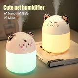 Cute Kawaiil USB Air Humidifier Diffuser With Night Light