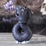 0407BA 1pc Halloween Magic Black Dragon Snake Griffin Unicorn Mysterious Witches Statue Home Decor Figurine Christmas Desk Ornaments