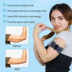 Neck Mini Electric Lcd Massage Ems 8 Body Relief