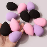 12Pcs Multicolor Makeup Sponge Blender Beauty Egg Cosmetic Puff