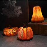 1707BA New Halloween Led Luminous Resin Pumpkin Lamp Decoration Bar ktv Party Scene Decoration