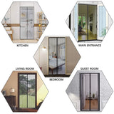 New No Punching Magnetic Screen Door Curtain