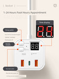 Panel USB Charging Timing Vertical Cube Socket