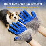 2307GP Pet Grooming Glove Gentle Efficient Pet Hair Remover Mitt Cat Accessories Pet Glove for Dogs Cats Pet Products Cat Supplies