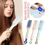 Self-Cleaning Hair Brush Anti-Static Massage Comb