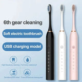 Electric Ultrasonic Toothbrush Six Speed Mode