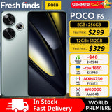 POCO F6 Global Version Smartphone 256GB 512GB