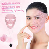 3D Silicone Facial Mask Electric EMS V Shaped Face Massager Magnet Massage Face Lifting Slimming Face SPA Beauty Skin Care Tool