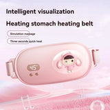 Warm massage waist belt for girls during menstruation