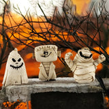 1707BA Halloween Pumpkin Ghost Desktop Small Decoration Creative Decoration Prop Arrangement Resin Craft Gifts Cubby El Oso Curioso