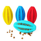 2307GP Pet Dog Chew Toys Teeth Cleaning Snack Ball Pet Dog Toy Ball Natural Rubber Super Tough Interactive Bouncy Pet Supplies