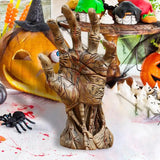 2307BA Halloween Desk Decor Spooky Zombie Hand Ornament for Halloween Prop Trick Toy Gift Non-toxic Thrilling Palm for Prank for A