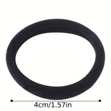 Black Hair Elastic Bands Hair Ties for Women