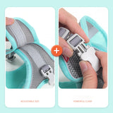 2307GP Kimpets Dog Harness Clothes Vest Chest Cat Collars Rope Small Dogs Reflective Breathable Adjustable Outdoor Walking Pet Supplies