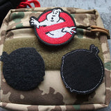 0709BA Ghost Busters Tactical Embroidered Patches for Clothing Stickers for Halloween Clothes Hook and Loop Tactical Patch Applique