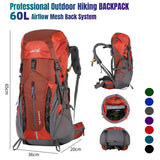 Hiking Waterproof Travel Backpack - Assorted