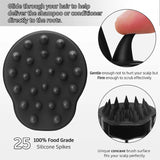 Silicone Shampoo Scalp Hair Massager Head Body