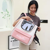 0-7.5kg Cat Outdoor Carrier Bag Breathable Portable